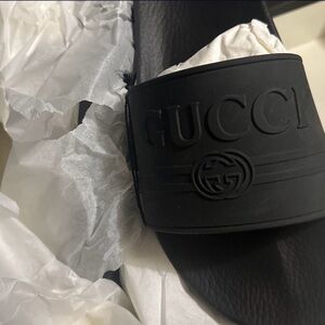 Gucci Black Casual Slide Sandals